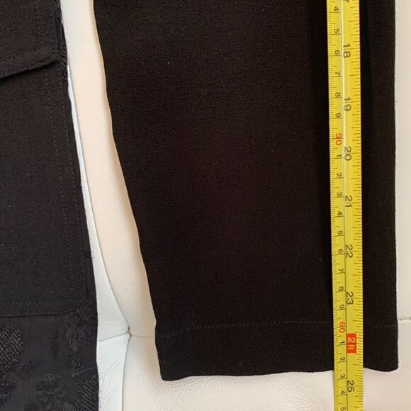 CAROLE LITTLE Womens Black Cardigan. 100% Rayon. Size 6 - Picture 8 of 9